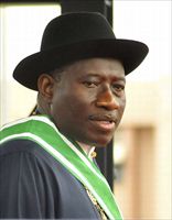 Godluck Jonathan, presidente della Nigeria.