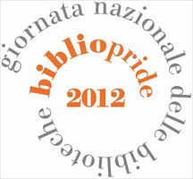 Il logo della prima Giornata nazionale delle biblioteche.