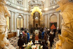 Padova. Alcune immagini del pellegrinaggio svoltosi in occasione dell'ostensione del corpo di Sant'Antonio, nel febbraio 2010.Foto di Alberto Bevilacqua. 