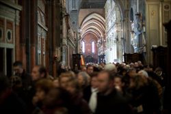 Padova. Alcune immagini del pellegrinaggio svoltosi in occasione dell'ostensione del corpo di Sant'Antonio, nel febbraio 2010. Foto di Alberto Bevilacqua.