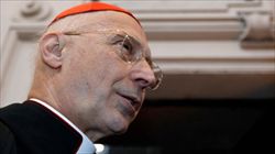 Il cardinale Angelo Bagnasco, presidente della Conferenza episcopale italiana (Cei). Foto Reuters.
