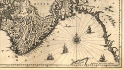 Antica mappa della regione a Sud della Norvegia (photo ThinksStock)