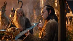 Una scena dell'atteso "Lo Hobbit" (Warner Bros).