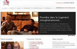 Un'immagine tratta dal sito Internet francese "www.leparisolidaire.fr", un'associazione che di Parigi si propone di mettere in contatto studenti con mezzi economici limitati e persone anziane che vivono sole.