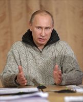 Vladimir Putin. (copertina: Ria Bovosti/Reuters; questa foto: Konstantinov/Reuters)