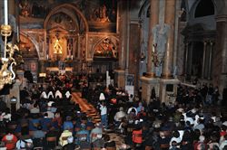 Un momento della presentazione del Festival Biblico il 21 marzo a Monte Berico (foto di Alessandro Dalla Pozza).