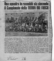 Un giornale sportivo dell'epoca (archivio Franco Borsari).