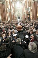 Il funerale di Lucio Dalla a Bologna.