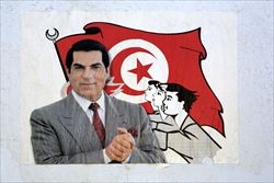 L'ex dittatore tunisino Ben Ali (foto Corbis).