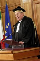 Luigi Giampaolino, presidente della Corte dei Conti (foto Ansa).