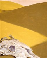 Teschio di capra, 1957, di Georgia O’Keeffe (1887-1986). San Antonio, Texas, McNay Art Museum.