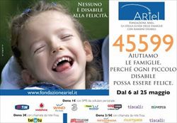 La campagna della Fondazione Ariel (www.fondazioneariel.it).
