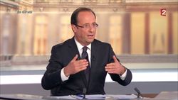 Il candidato e sfidante socialista  Francois Hollande (Reuters).