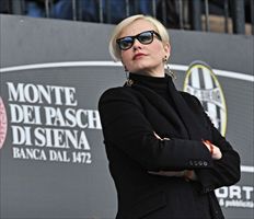 Il vice presidente del Siena Calcio, Valentina Mezzaroma (Ansa).