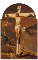 Cristo in croce di Jean-Baptiste Van Loo (1684-1745). Firenze, Palazzo Pitti.
