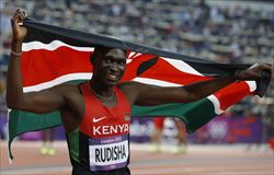 David Rudisha, vincitore degli 800 metri alle Olimpiadi di Londra 2012 (Reuters).