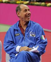 Corrado Barazzutti, commissario tecnico azzurro dal 2001.