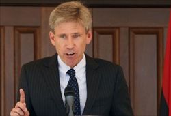 'ambasciatore Usa in Libia, Chris Stevens, rimasto ucciso, assieme ad altri tre membri dello staff (un funzionario e due marines) nell'attacco a Bengasi del 12 settembre 2012 (Ansa).