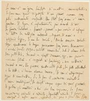 Un altro estratto di una lettera scritta da Mussolini a Claretta Petacci. Da notare la firma finale: “Ben”