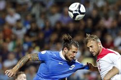 Pablo Osvaldo, autore di due reti contro Malta nell'incontro di qualificazione ai Mondiali 2014 (Reuters).