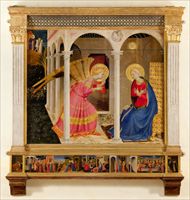 L'"Annunciazione" di Cortona del Beato Angelico viene esposta alla Galleria Borghese per l'anno della fede.