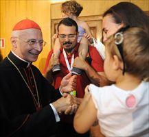 Il cardinale Angelo Bagnasco. Foto di Romano Siciliani.