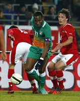 Didier Drogba, con la maglia della Costa d'Avorio. Proverà a rivincere il titolo con la sua nazionale (Reuters).