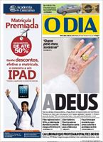 "A Dio" è il titolo del quotidiano di Rio O Dia
