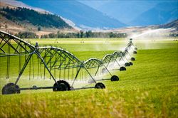 Impianto d'irrigazione agricolo