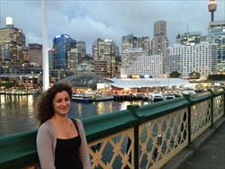 Valeria Plutino, 28 anni, ingegnere elettronico, a Sydney, in Australia.