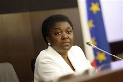 La neoministra per l'Integrazione Cecile Kyenge. (Ansa).